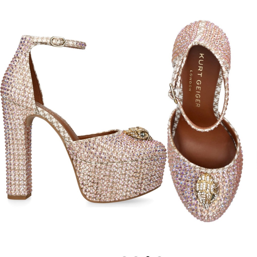 Kurt Geiger London Kensington Ankle Strap Platform Sandal